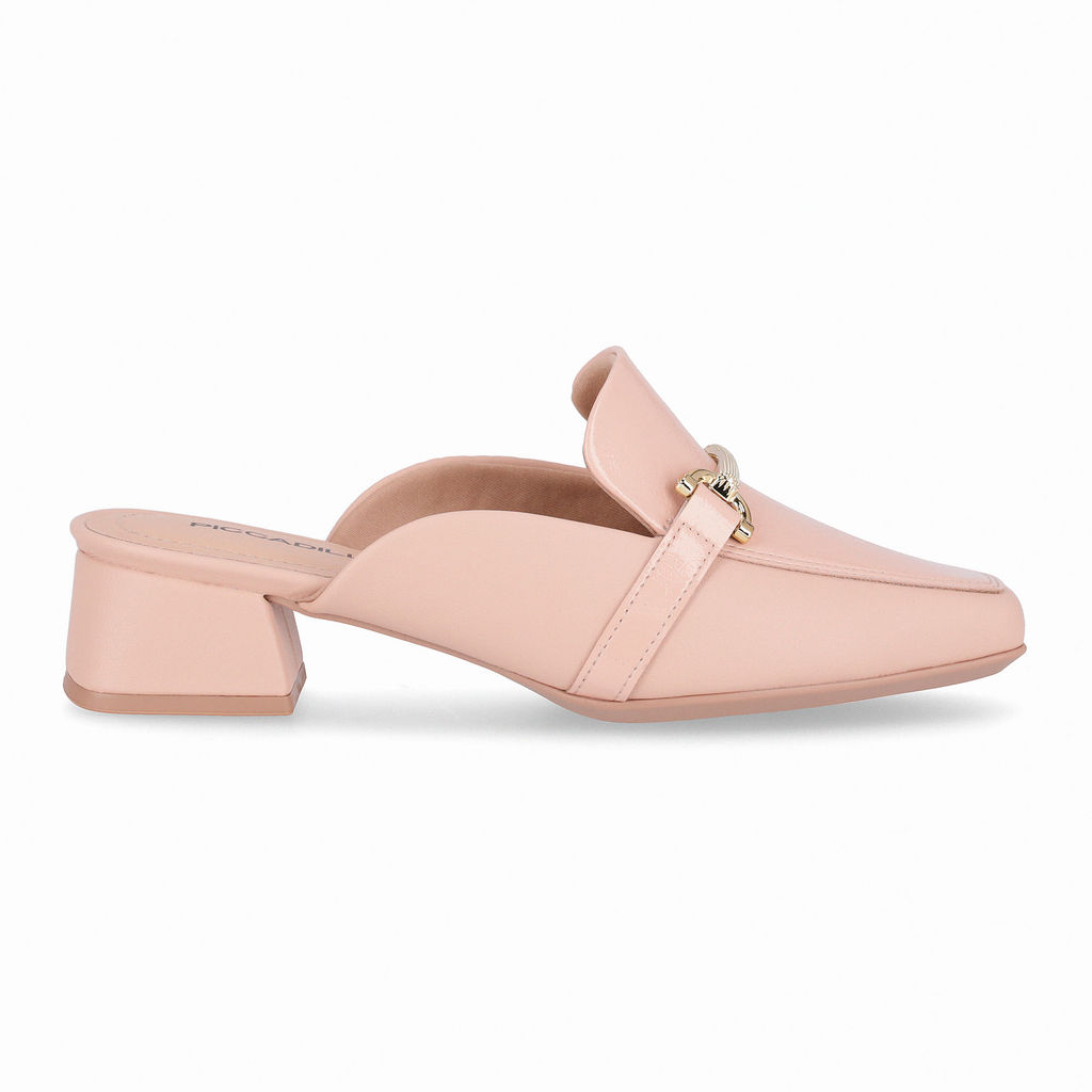 Mule Tati Salto Médio Rose em Oferta na Shopee