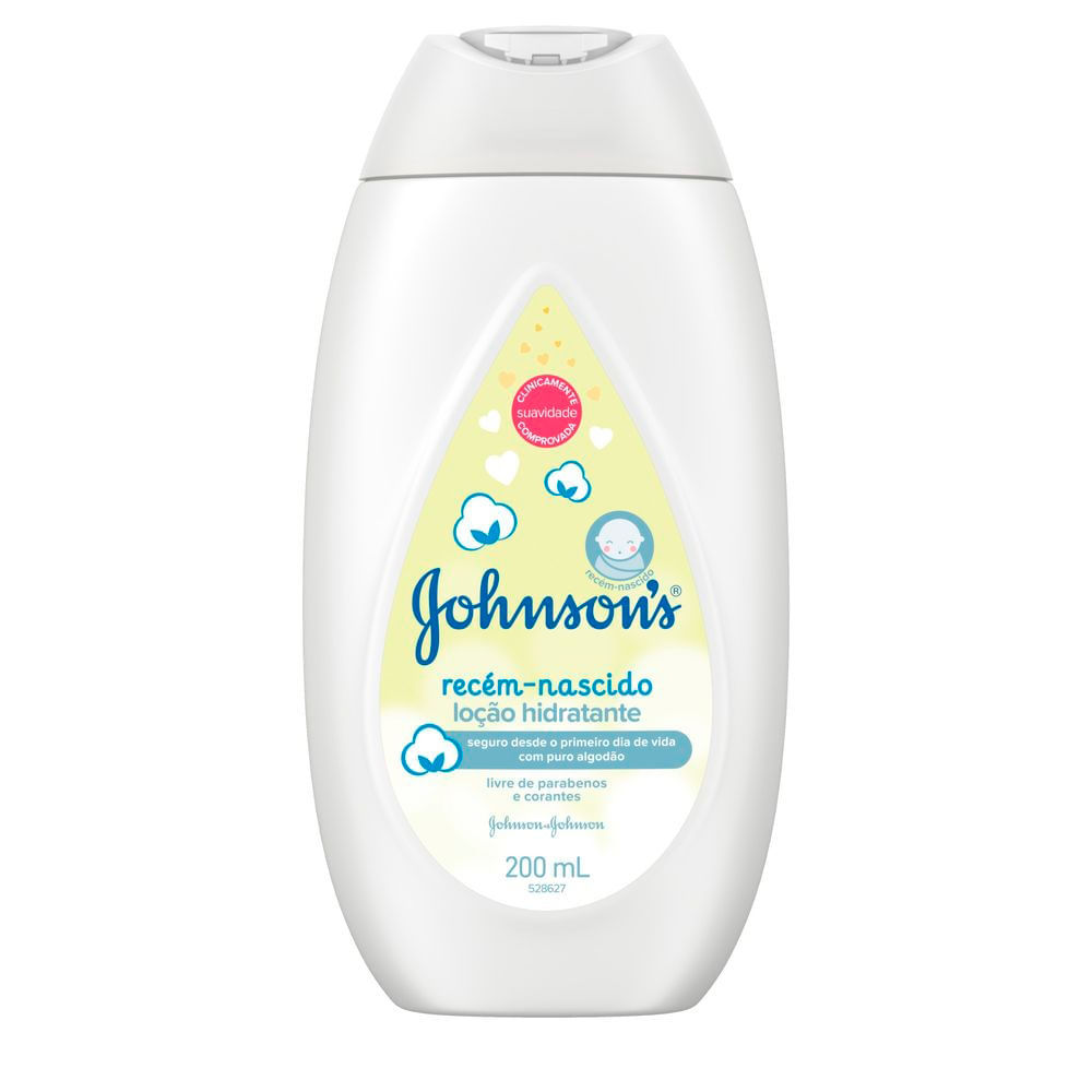 Loção Hidratante Johnson's Recém-Nascido 200ml em Oferta na Shopee