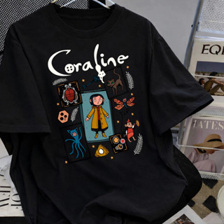 Camisa Camiseta Unissex Coraline Desenho Filme StreetWear Premium Despache Agil Atendimento 24 Horas em Oferta na Shopee