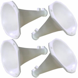 Kit 4 Boca Corneta Som automotivo Trio Fiamon Branca Boquinha Longa Lc1425 Plástico em Oferta na Shopee