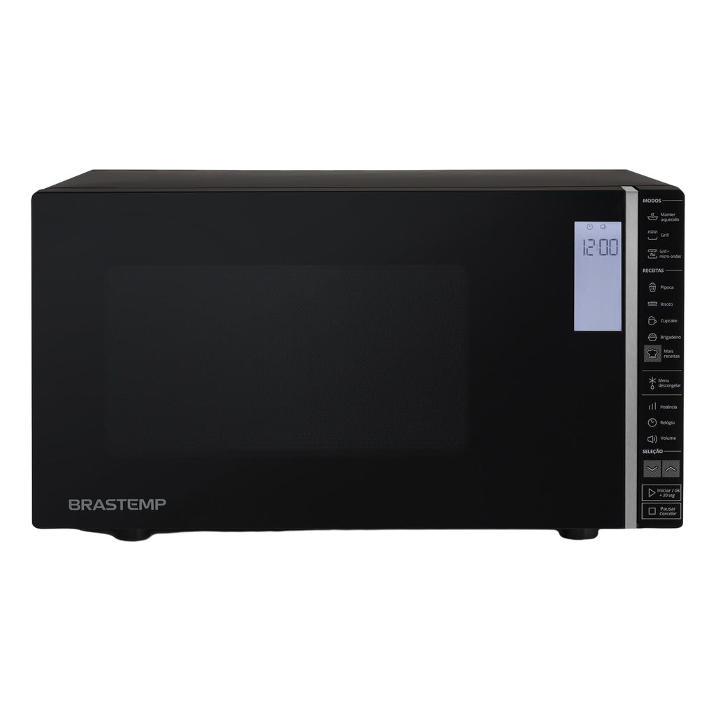 Micro-ondas Brastemp 32 Litros Preto com Grill e Painel Integrado - BMG45AE em Oferta na Shopee
