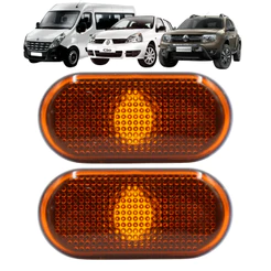 Par Pisca Lanterna Lateral Seta Paralama Clio Duster Kangoo Master