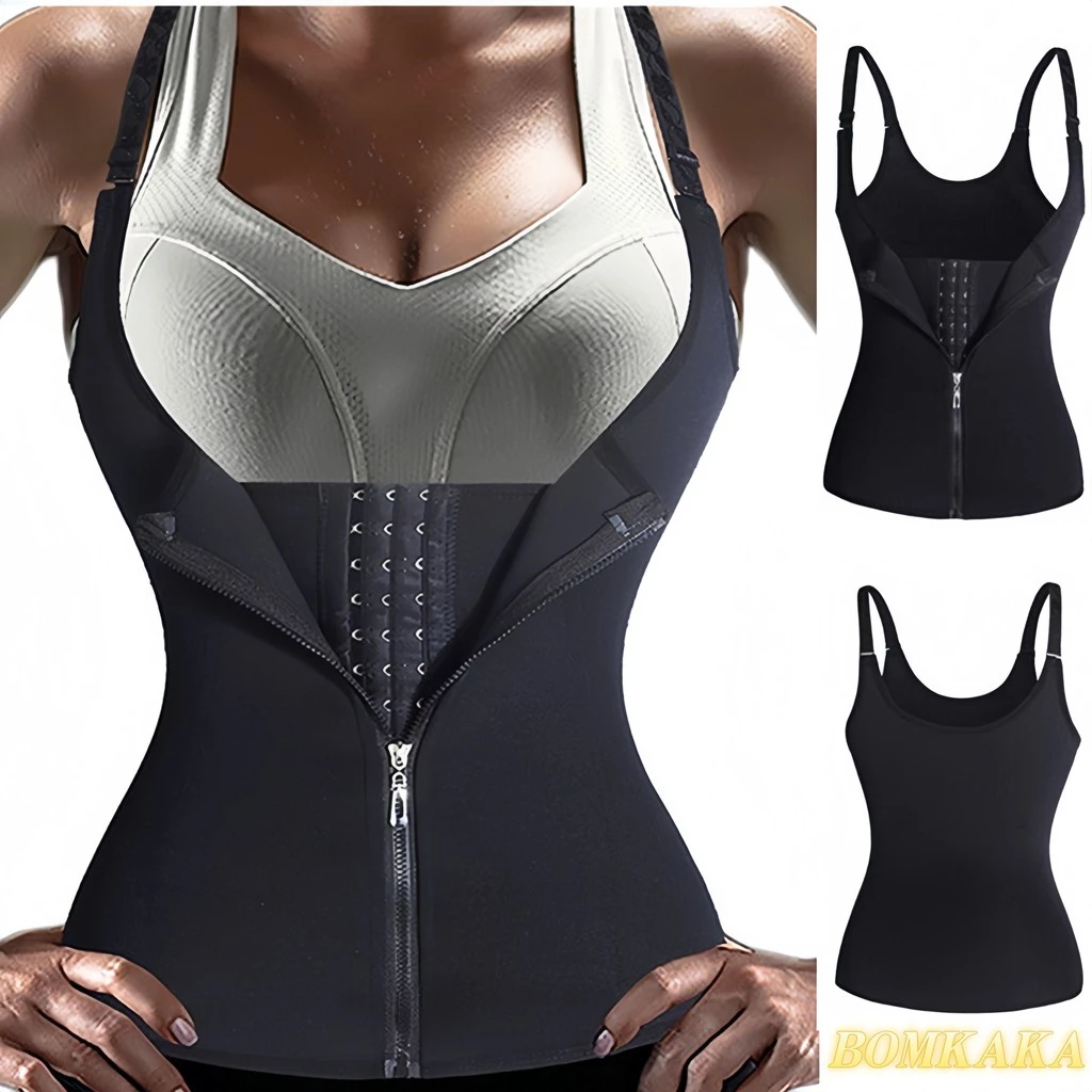 Colete Modelador Feminino com Cinto Modelador Duplo – Cinto Emagrecedor e Modelador Corporal