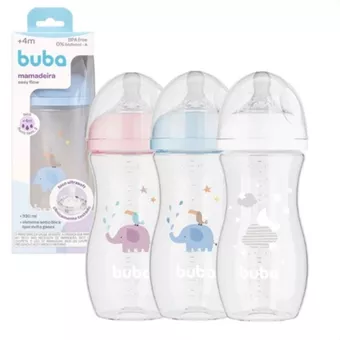 Mamadeira Buba Anticólica Easy Flow 330ml