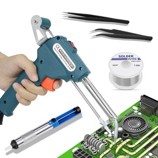Kit Ferro De Solda Soldar Soldador 60w-110V/220V + Estanho Automático