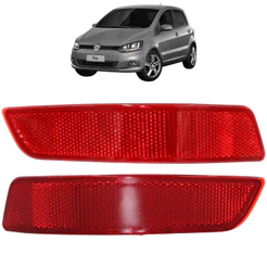 Par Refletor Olho Gato Parachoque Traseiro Fox 2015 2016 2017 2018 2019 2020