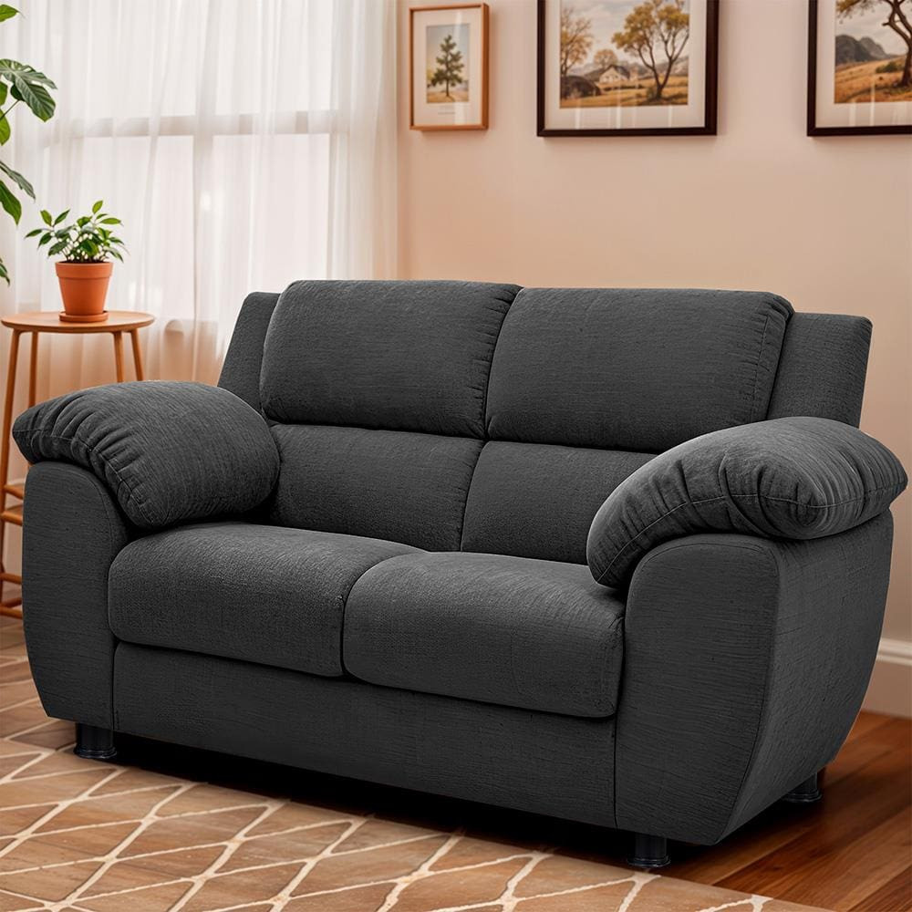 Sofá 2 Lugares Paris com 152cm de Largura e Revestido em Bouclé Cama inBox