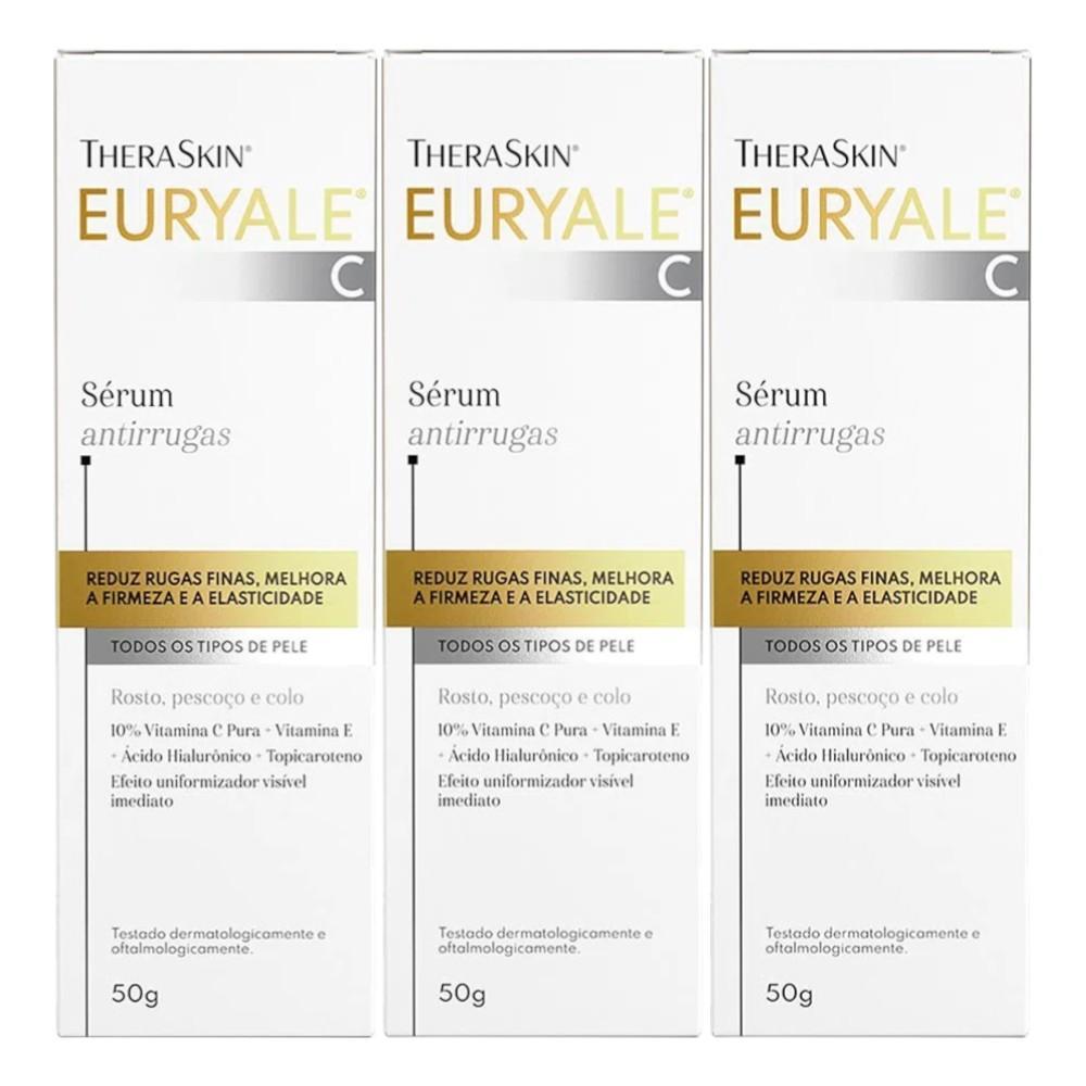 Kit Sérum Anti-Idade TheraSkin Euryale C Com 3 Caixas De 50g Cada