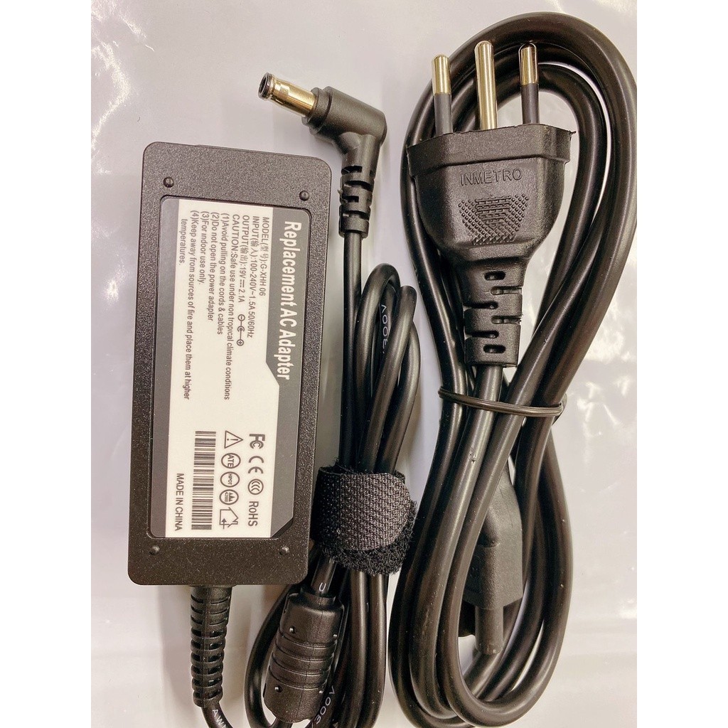 Fonte Carregador Para Notebook Samsung N315 N510 NC10 NC20 19v 2,1a 40w