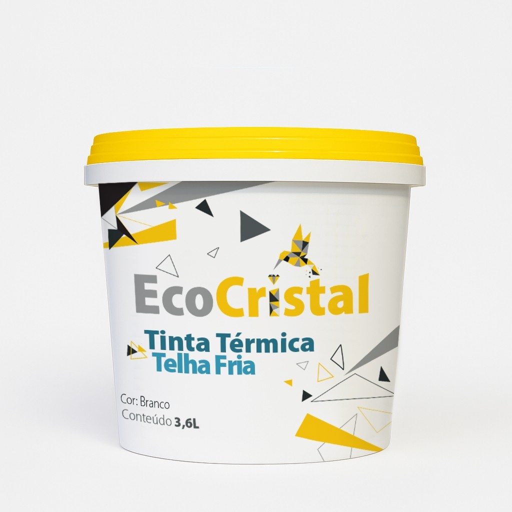 Tinta Telha Fria 3,6L | Tecnologia 3M | Reduz até 10°C + Impermeabilizante + Antitérmica | Melcos