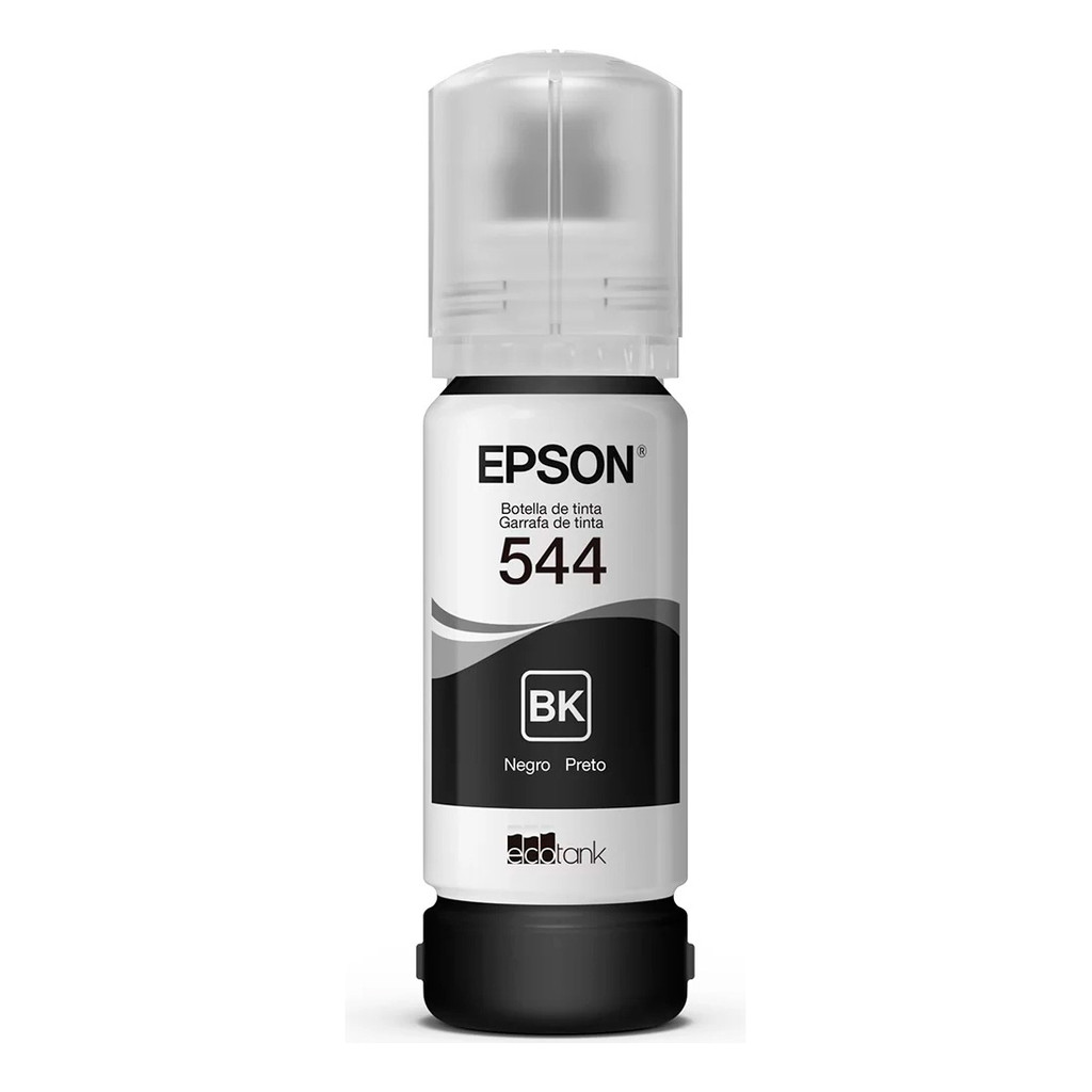 Tinta Refil  De Impressora  T544 De 65 Ml preto  L3150 / L3110 / L3210 / L3250 / L5190