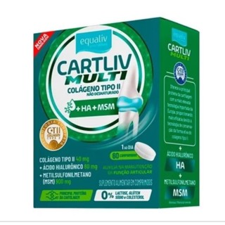 Cartliv Multi Colágeno Tipo 2 - 60 Comprimidos em Oferta na Shopee