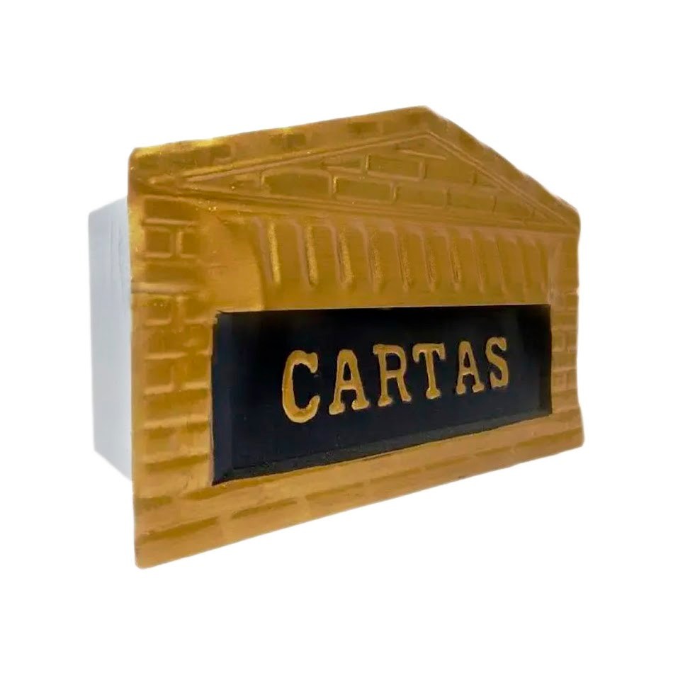 Caixa Correio Tijolinho Aço Carbono 15x25x12cm