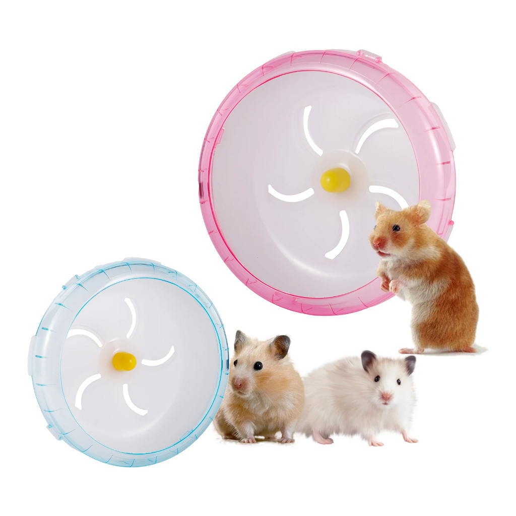 Hamster Correndo Disco Brinquedo 3 Tamanho Silencioso Pequeno Animal De Estimação Rotativo Jogging Roda Pequenos Animais
