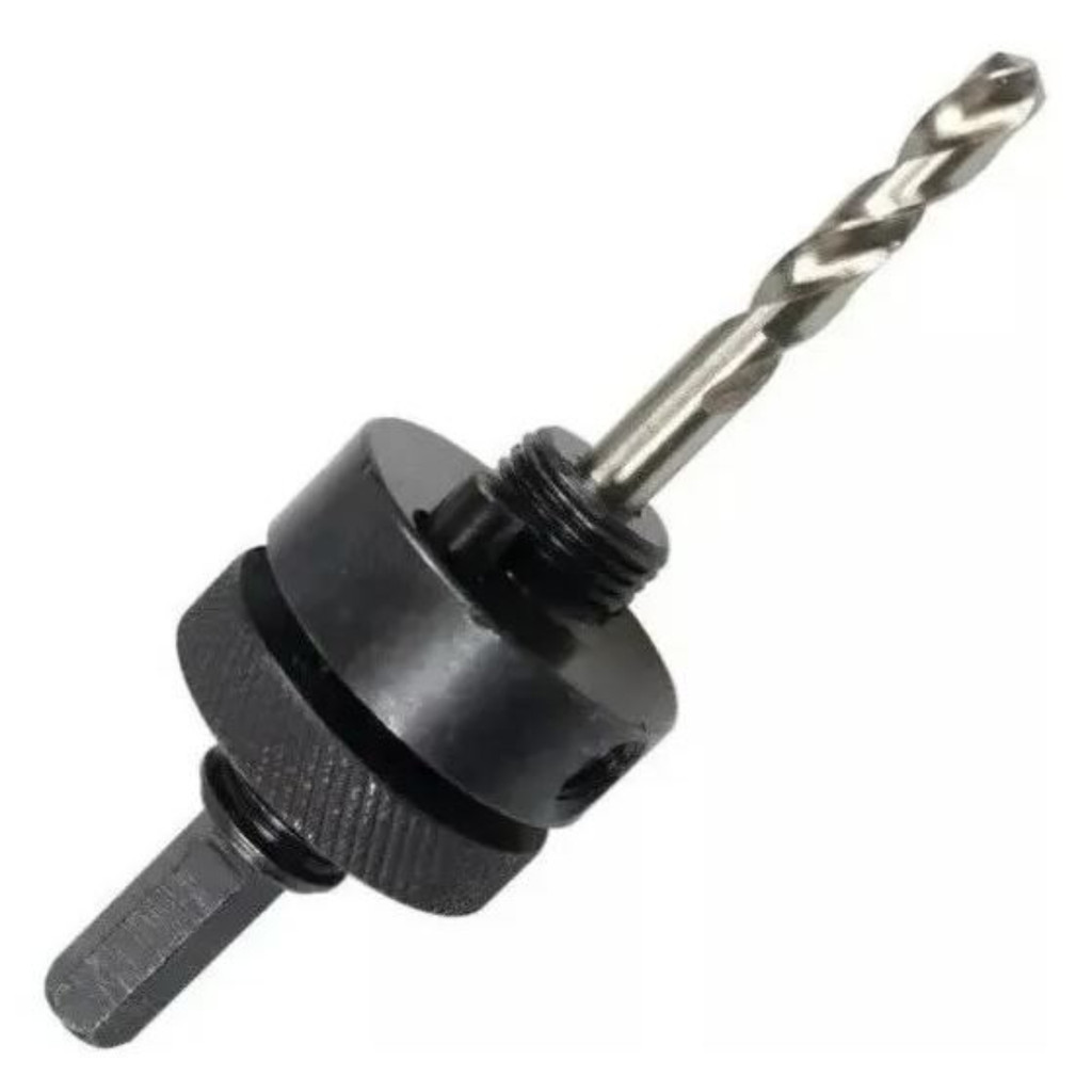 Suporte Haste para Serra Copo 32 a 210mm Fixação Rígida Titanium Platina