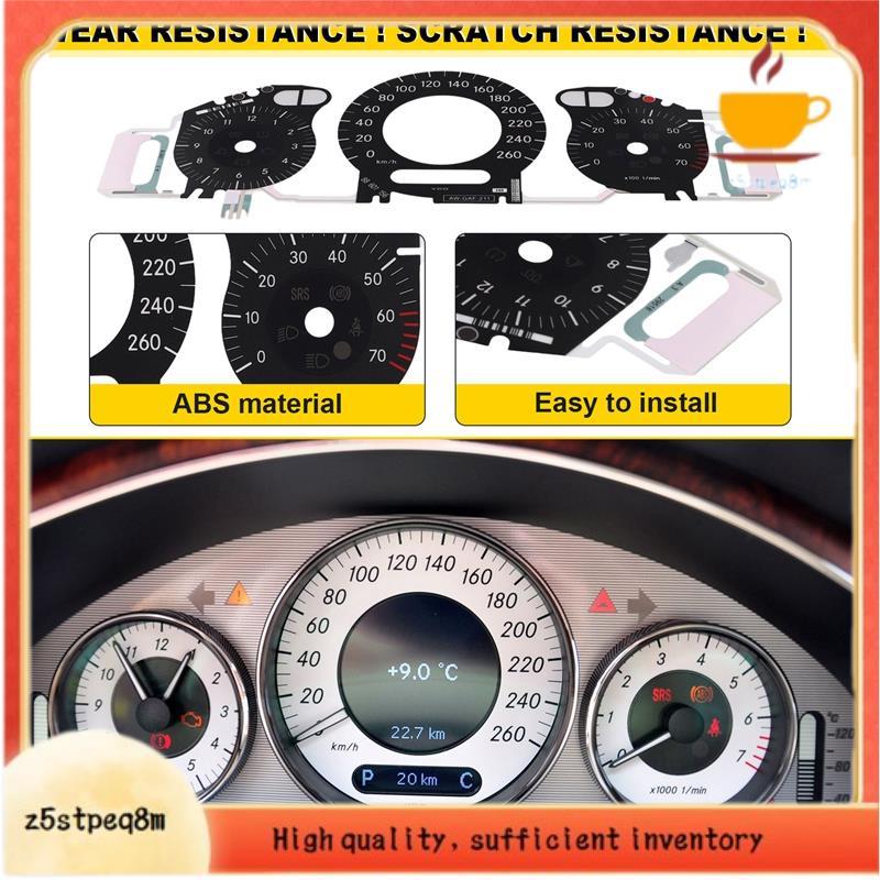 Face Do Medidor Com Painel De Instrumentos De Luz Fria EL Para W211 260KM Preto