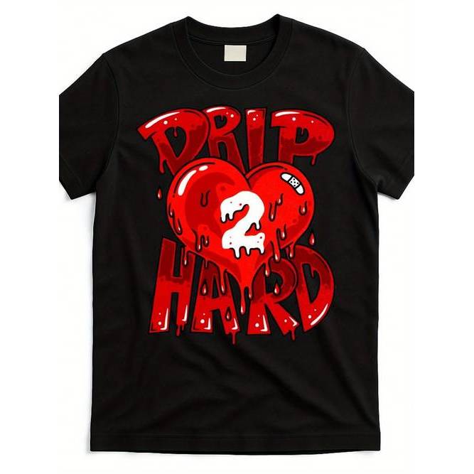 Camiseta Masculina e Feminina Dripping Heart Estampa Swag Casual Premium Estilosa Moderna Verão