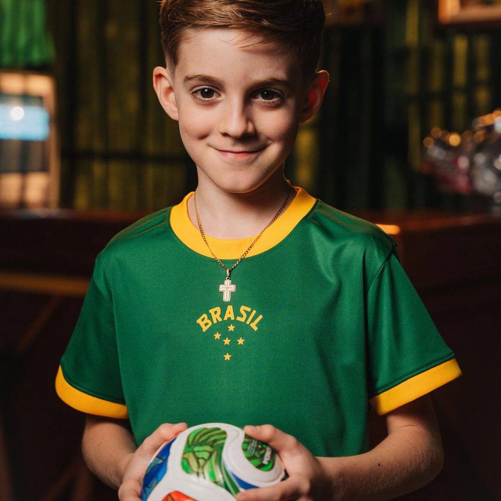 Camisa Brasil Urban Dry Verde Infantil Juvenil