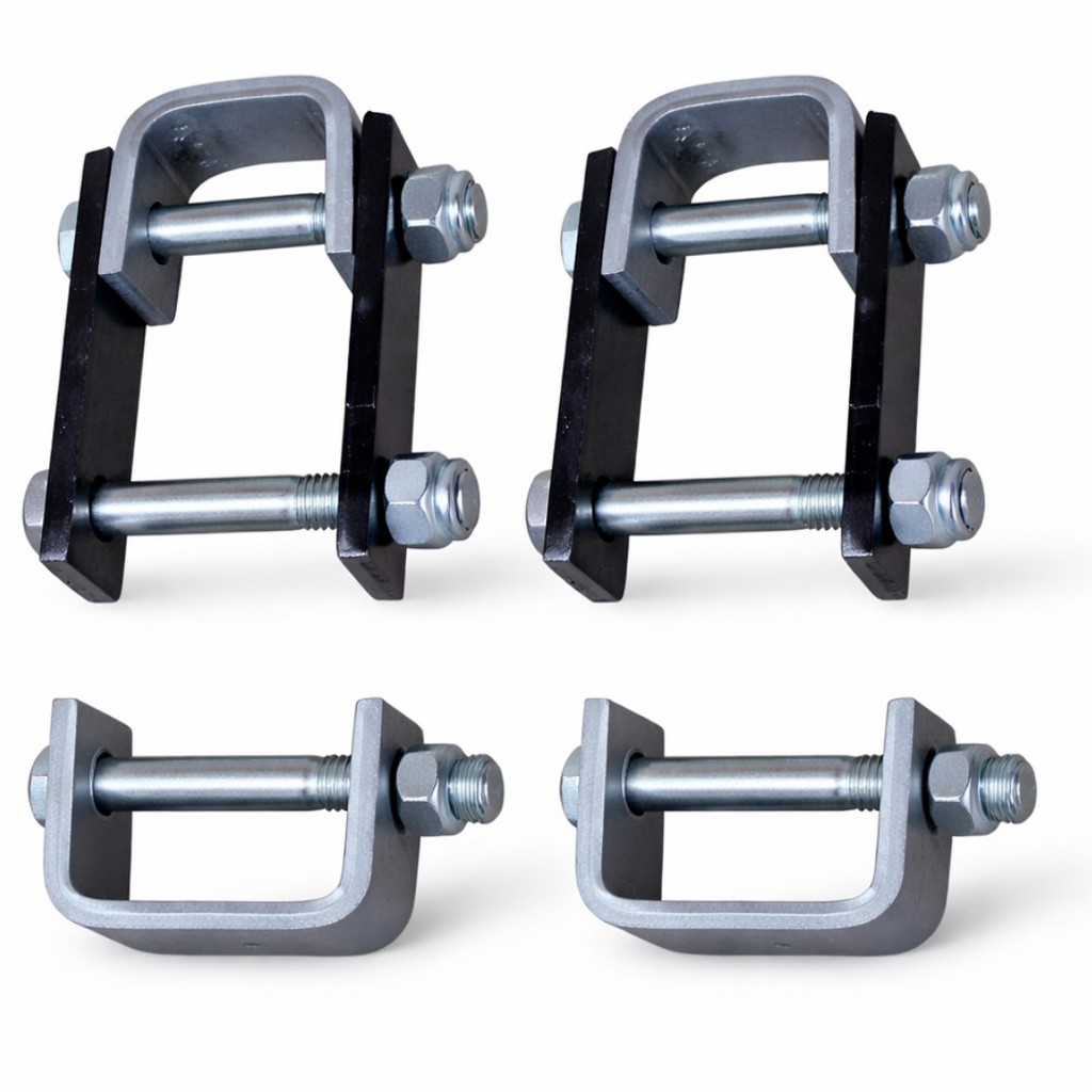 Kit Jumelo Carretinha Reboque Para Mola 45mm Kit Reforçado 1500kg