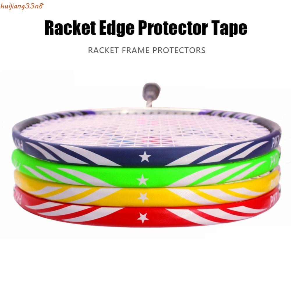 Fita Protetora De Borda De Raquete HUIJIANG , Reduz Impacto E Impressão De Fricção , Protetor Cabeça De Badminton
