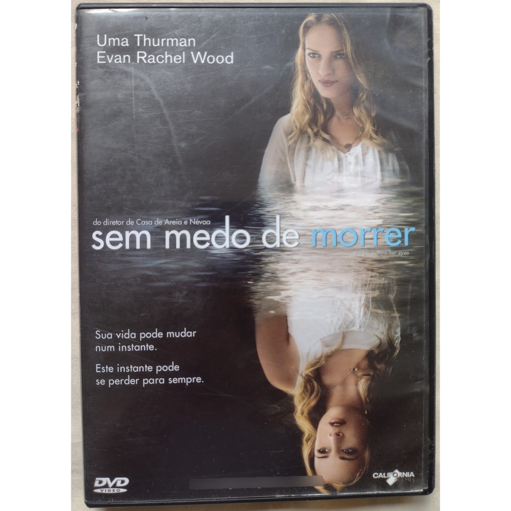 DVD Filme Sem Medo de Morrer - Evan Rachel Wood Uma Thurman
