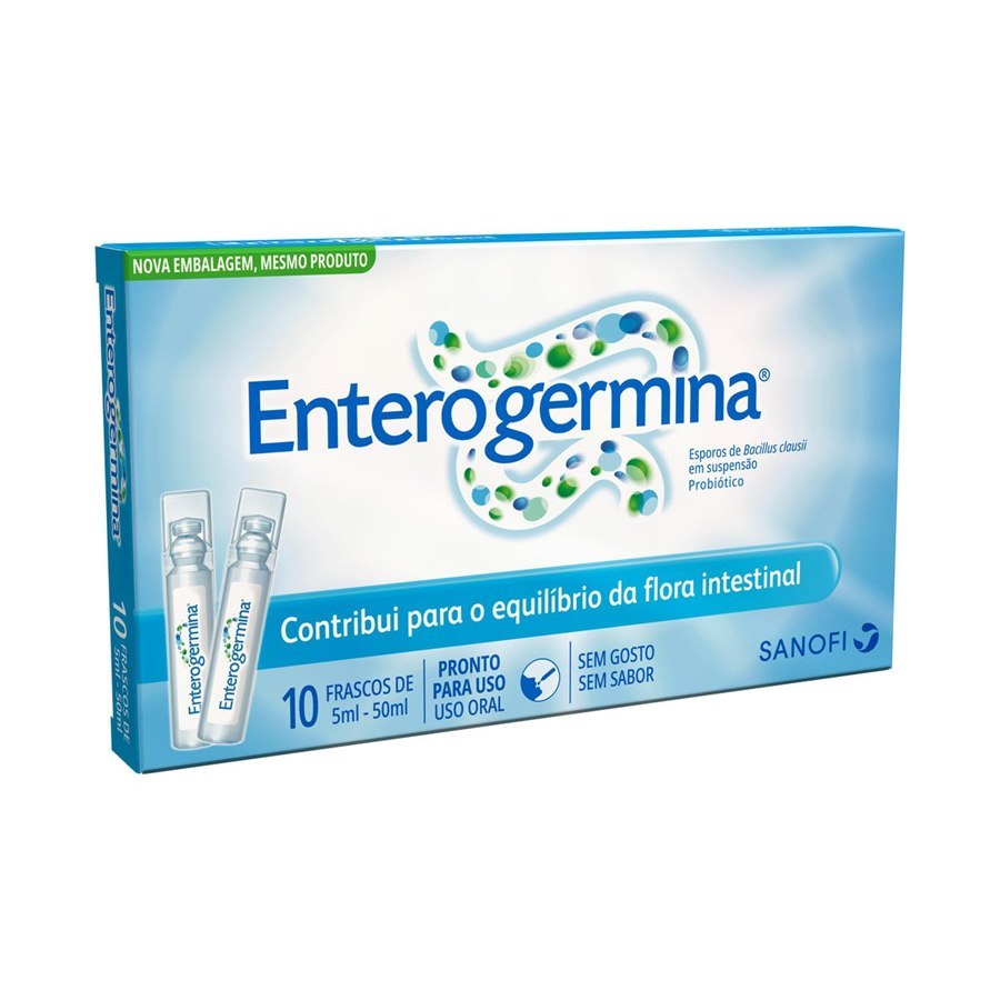 Enterogermina Probiótico 10 Frascos 5ml