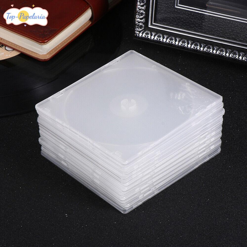 CD Perfumado De 20 Unidades , Caixa PP Quadrada De Disco Único , Tampa Pode Ser Instalada De Armazenamento De DVD Transp