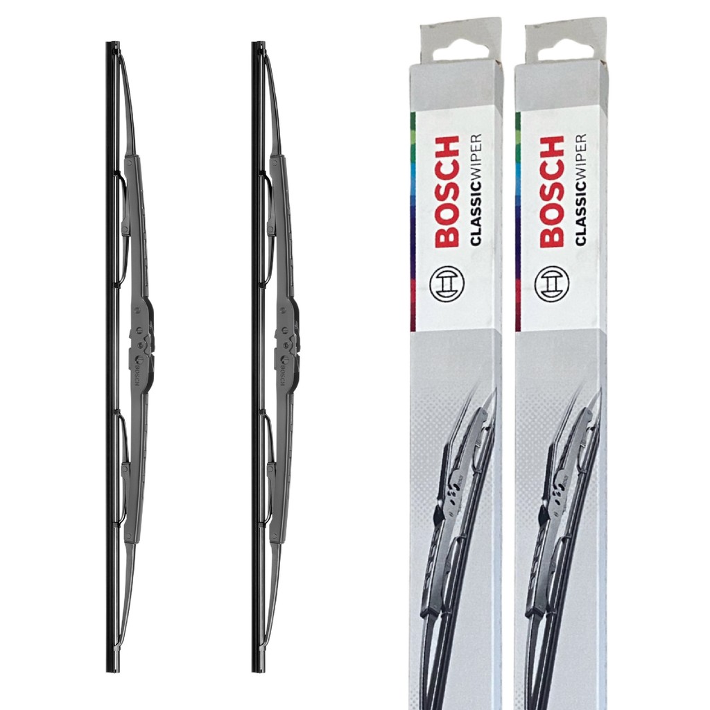 Par Palheta Limpa Parabrisa Bosch Classic Wiper ECO Jeep Willys Toyota Bandeirante Vw Fusca B011