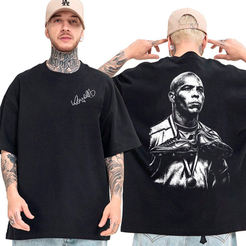 Camisa R9 Fenomeno Copa Prime Ronaldo Futebol Camiseta Basica e Oversized Unissex