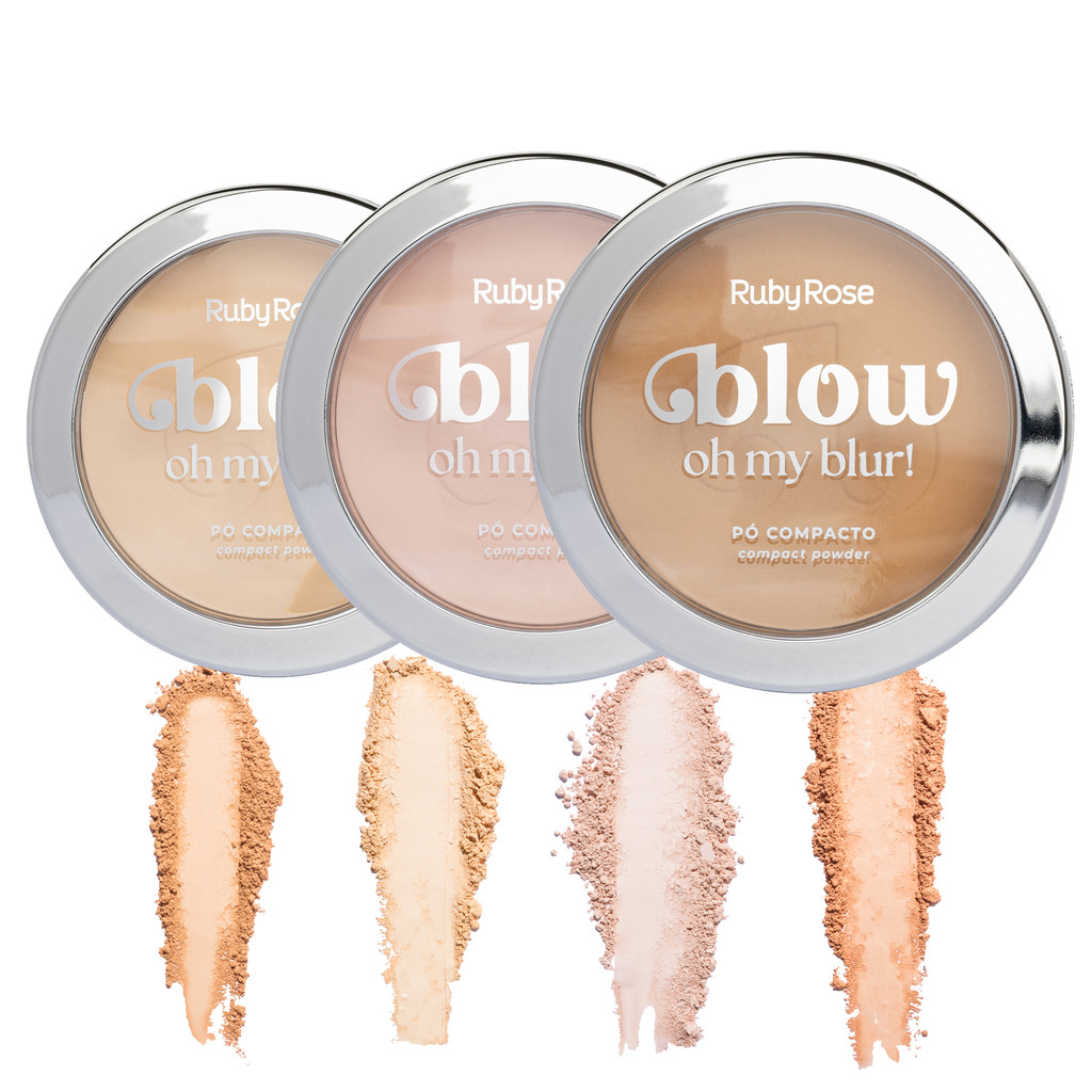 Po Compacto Ruby Rose Linha BLOW Oh My Blur HBM405 em Oferta na Shopee