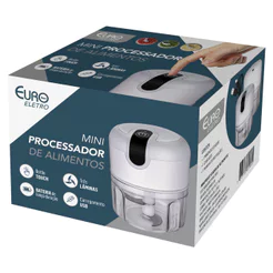 Mini Processador Elétrico De Alimentos EURO HOME