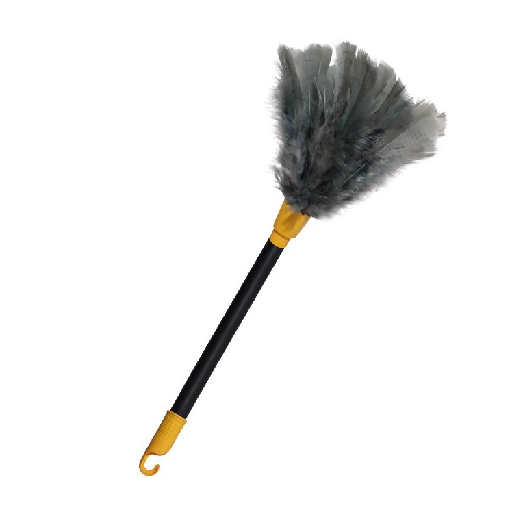 Espanador de Pó Pena de Peru 34cm / 42cm Cabo Espanadores Para Limpeza de Casa Profissional em Oferta na Shopee