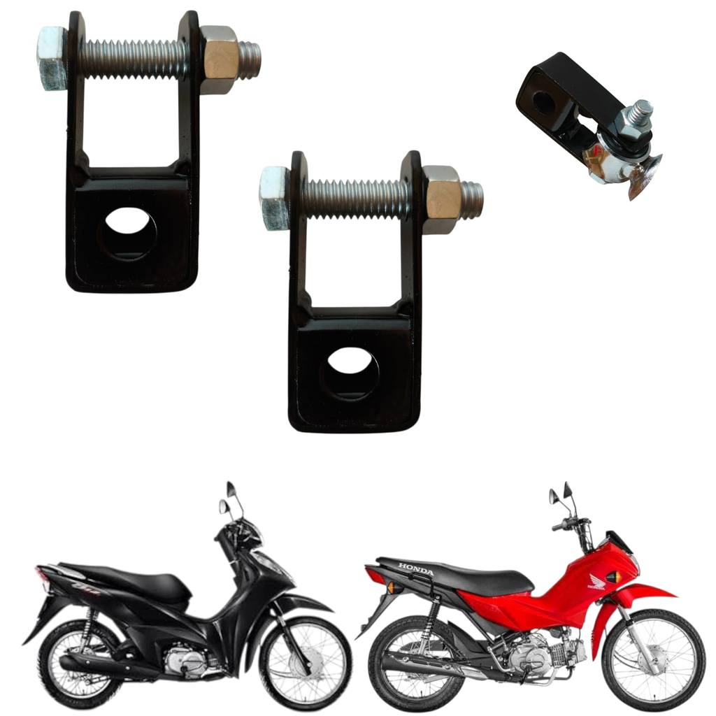 Par Alongador De Amortecedor Da Biz Pop Todos Os Anos Reforçado