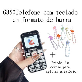 G850 Pro Máquina de empurrar botão reto Telefone para idosos Cartão duplo Modo único Alto Alto Personagem Alto Potência  em Oferta na Shopee
