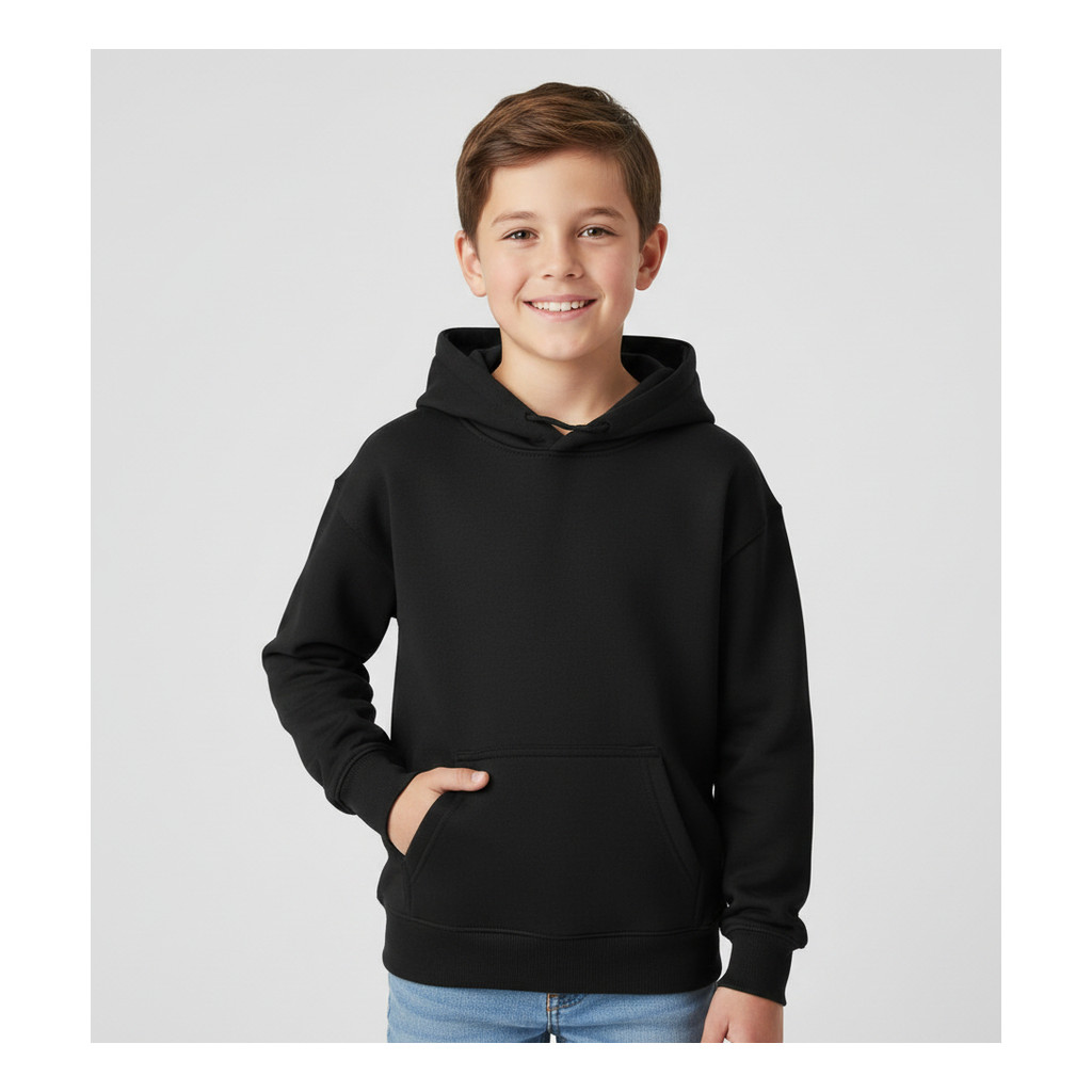 Blusa Moletom Flanelado Infantil Canguru Lisa Sem Estampa Envio Imediato