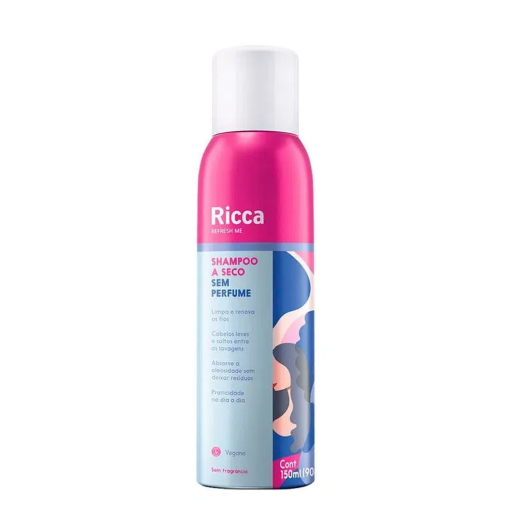 Ricca - Shampoo A Seco Sem Perfume 150ml