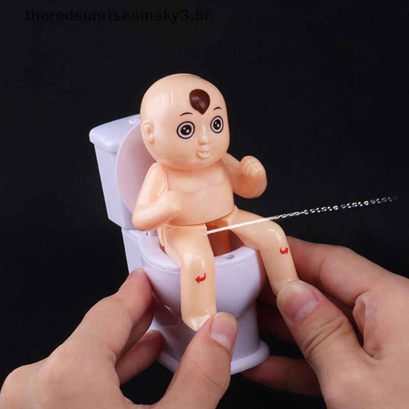 TSBR Criativo Água Esguicho Xixi Boneca Piada Toalete Menino Truque De Brinquedos Engraçados Seguro Interessante Present