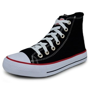 Tênis Feminino E Masculino  All Cano Alto Star Tradicional Tecido Premium Confortável ENCANTOOUTLET em Oferta na Shopee