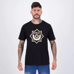 Camiseta Hurley Decor Preta