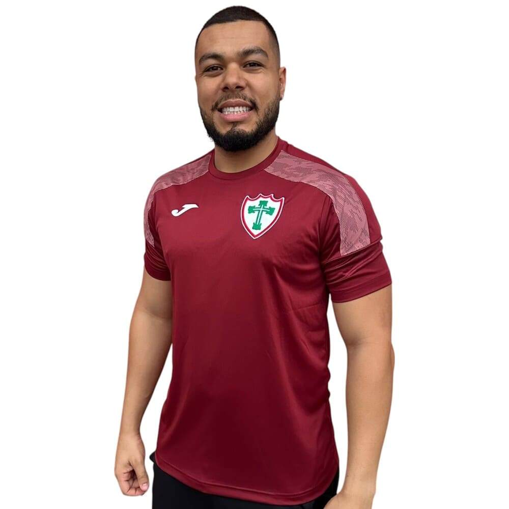 Camisa Portuguesa Joma Championship VIII Bordo em Oferta na Shopee