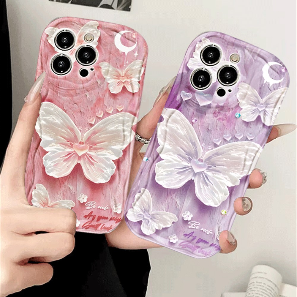 Borboletas Render Para Samsung A56 A36 A55 A54 A16 A15 A14 A05 A51 A52 A34 A35 A32 A13 A12 A04E Capa