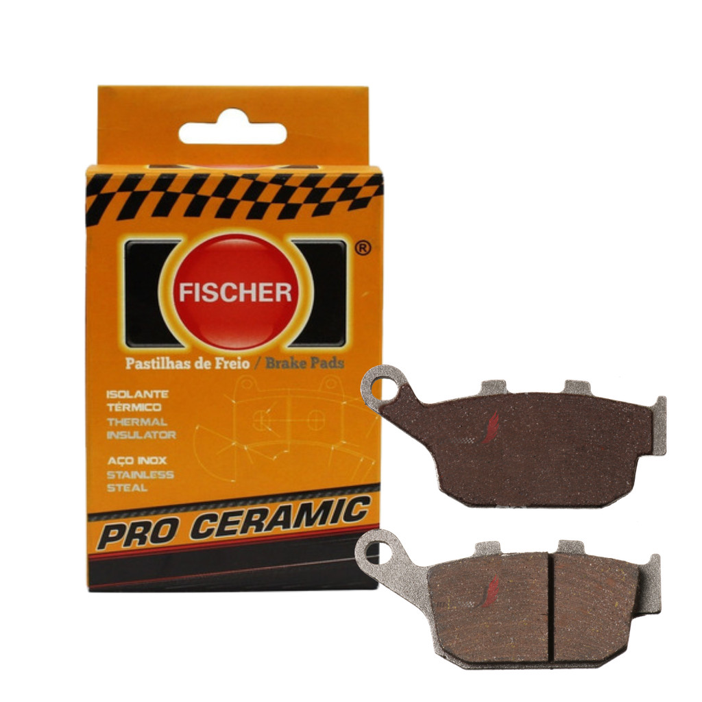 Pastilha Fischer Ceramica Traseira CB300r CB500R F/X NC700X XL700V NC750X  Kawasaki Z800 Z900 Fj1160pc