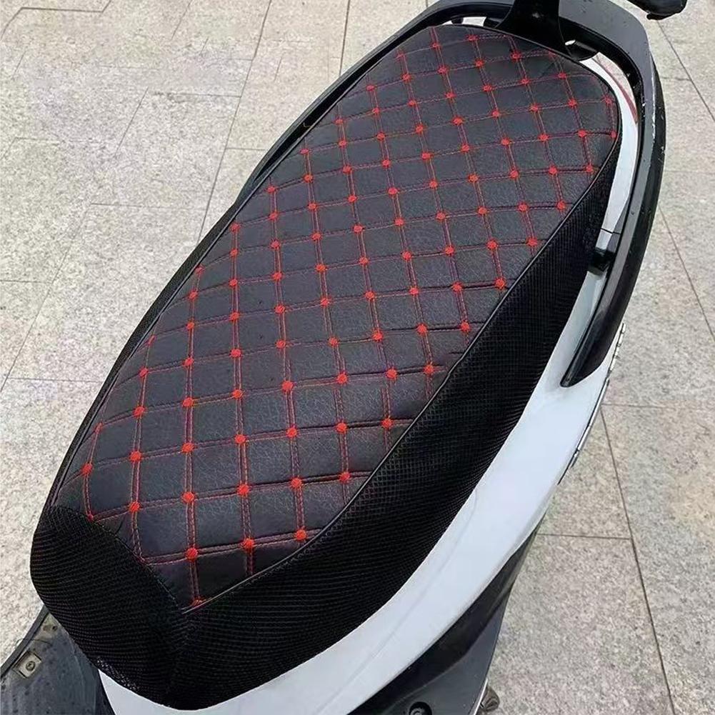 Capa De Assento Da Motocicleta À Prova Dwaterproof Água Universal Scooter Almofada Fácil De Sol Para Y6l4