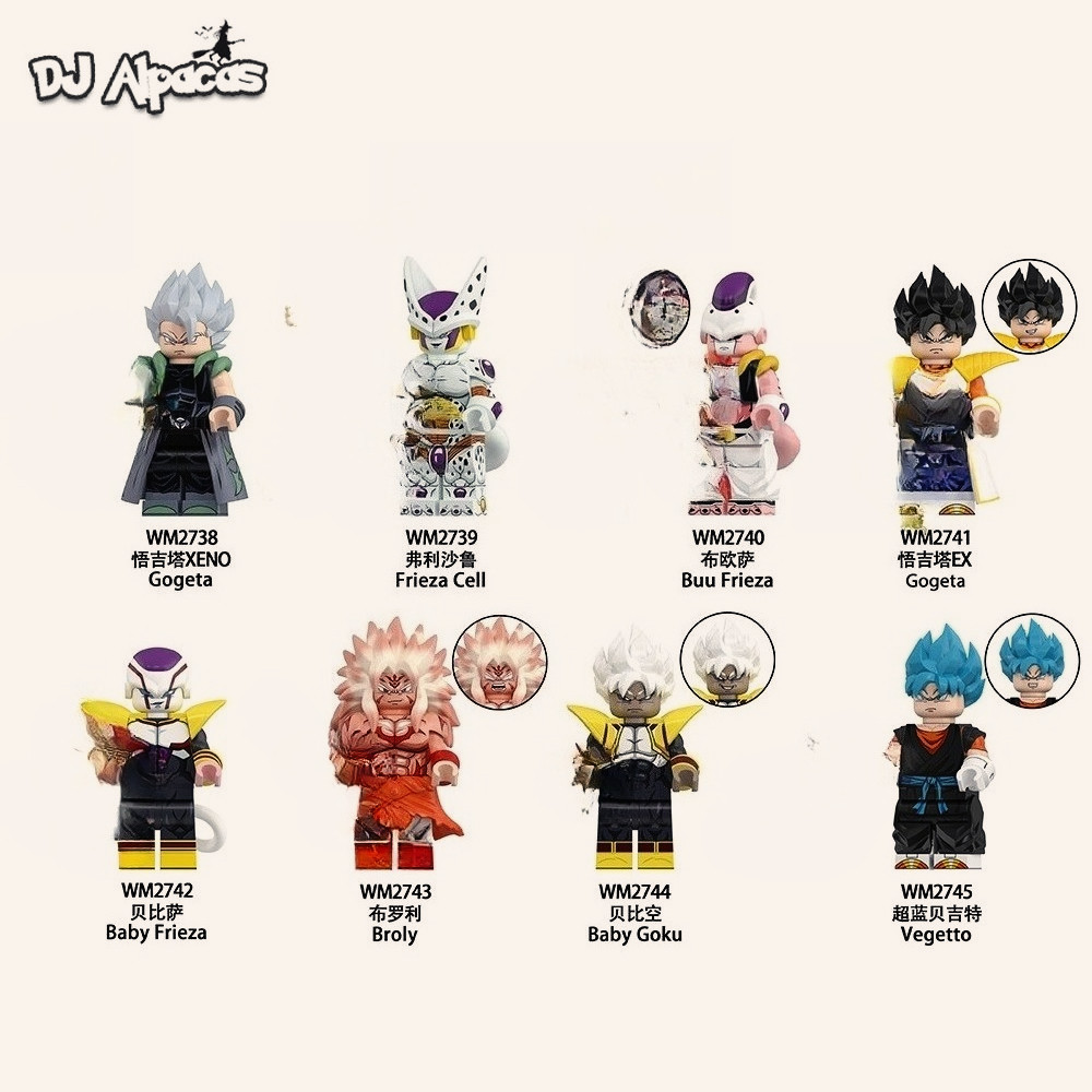 Blocos De Construção Figuras Brinquedo Colecionável WM2738 WM2739 WM2740 WM2741