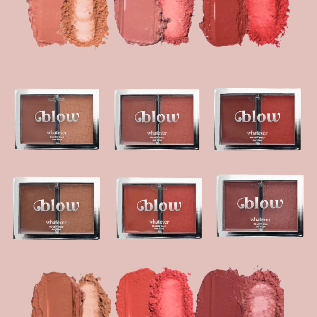 Blush Duo Whatever Cremoso e em pó Linha Blow - Ruby Rose em Oferta na Shopee
