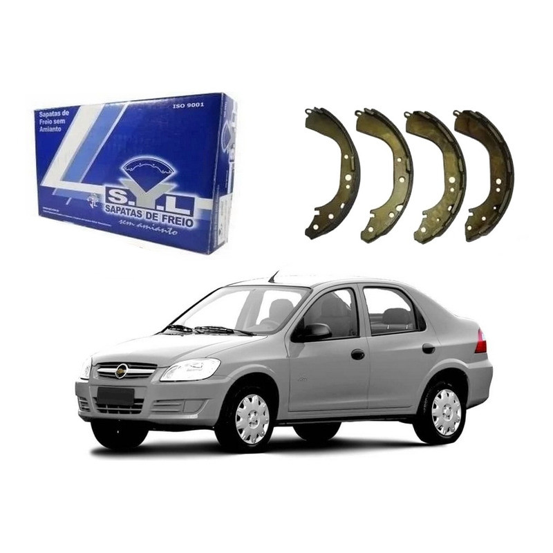 Sapata De Freio Prisma 1.4 2007 A 2010 em Oferta na Shopee