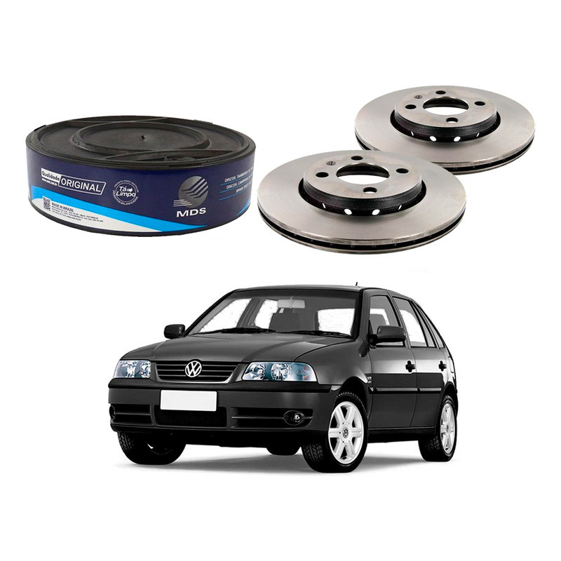 Disco Freio Dianteiro Gol G3 1.6 1.8 2.0 2001 A 2005