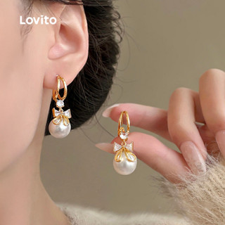 Lovito  Pérolas Casuais para Brincos LFA111125 em Oferta na Shopee