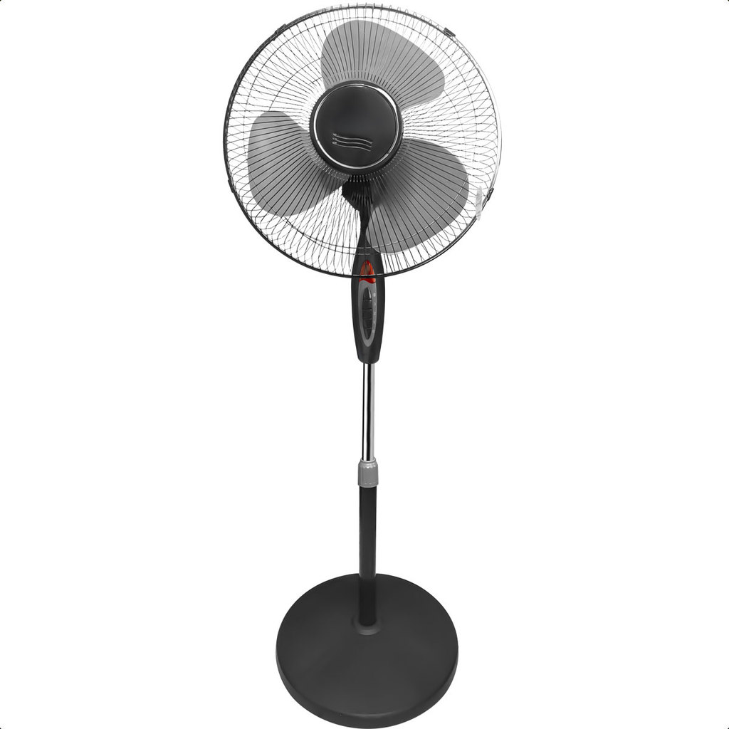 Ventilador Torre Pedestal 220V 45W 3 Hélices Altura Ajustável Até 130cm em Oferta na Shopee
