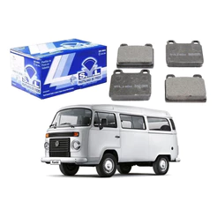 Pastilha Freio Dianteira, Kombi 1.4 2006 A 2014